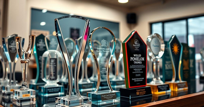 Como Escolher o Melhor Troféu em Acrílico para sua Premiação Como Escolher o Melhor Troféu em Acrílico para sua Premiação