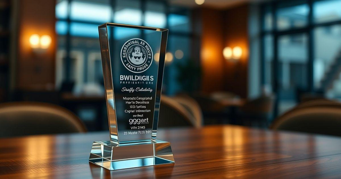 Troféu acrílico é a escolha perfeita para homenagens personalizadas Troféu acrílico é a escolha perfeita para homenagens personalizadas