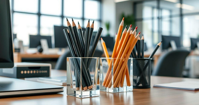 Porta Lápis em Acrílico: A Solução Ideal para Organizar seu Escritório
