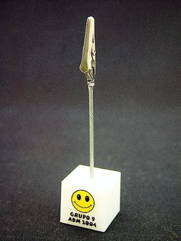 brinde de acrílico quadrado