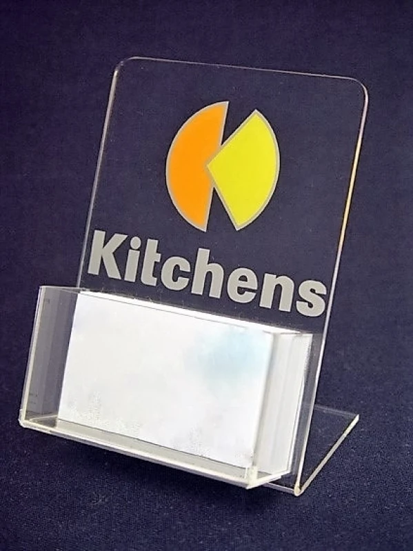 display acrílico cristal