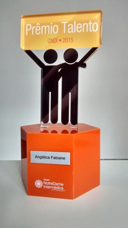 troféu para eventos esportivos em acrílico