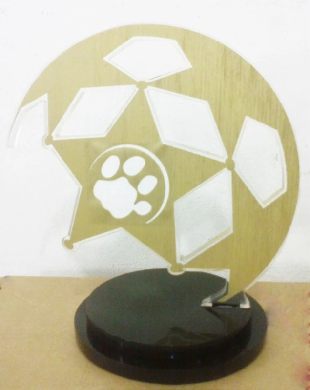 troféus de acrílico