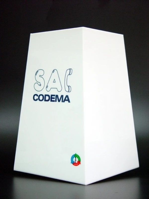 urna de acrílico colorida